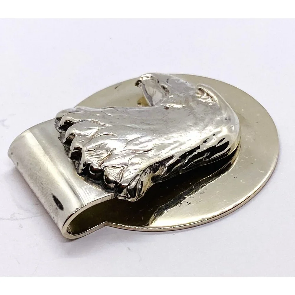 Authentic Tiffany & Co Silver Eagle Money Clip Sterling Silver 925